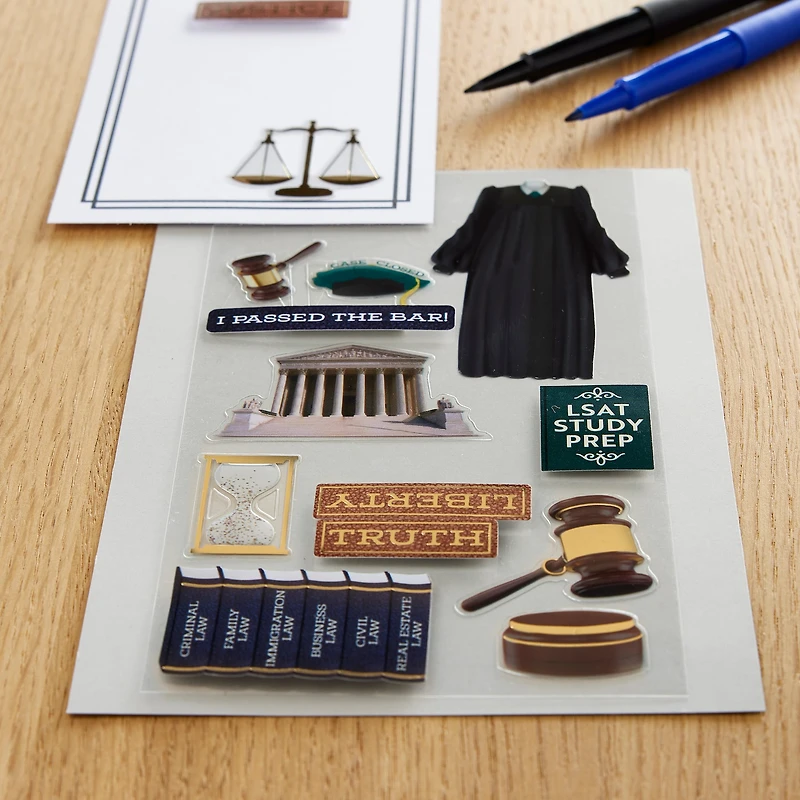 Law School Dimensional Stickers by Recollections™