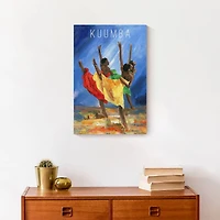 Kuumba Painting Kwanzaa Dance Canvas Wall Art