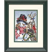 Dimensions® Snowman & Reindeer Counted Cross Stitch Kit