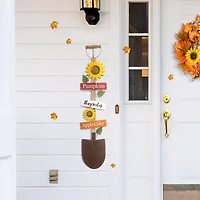 Glitzhome® 4ft. Fall Wood & Metal Shovel Yard Stake