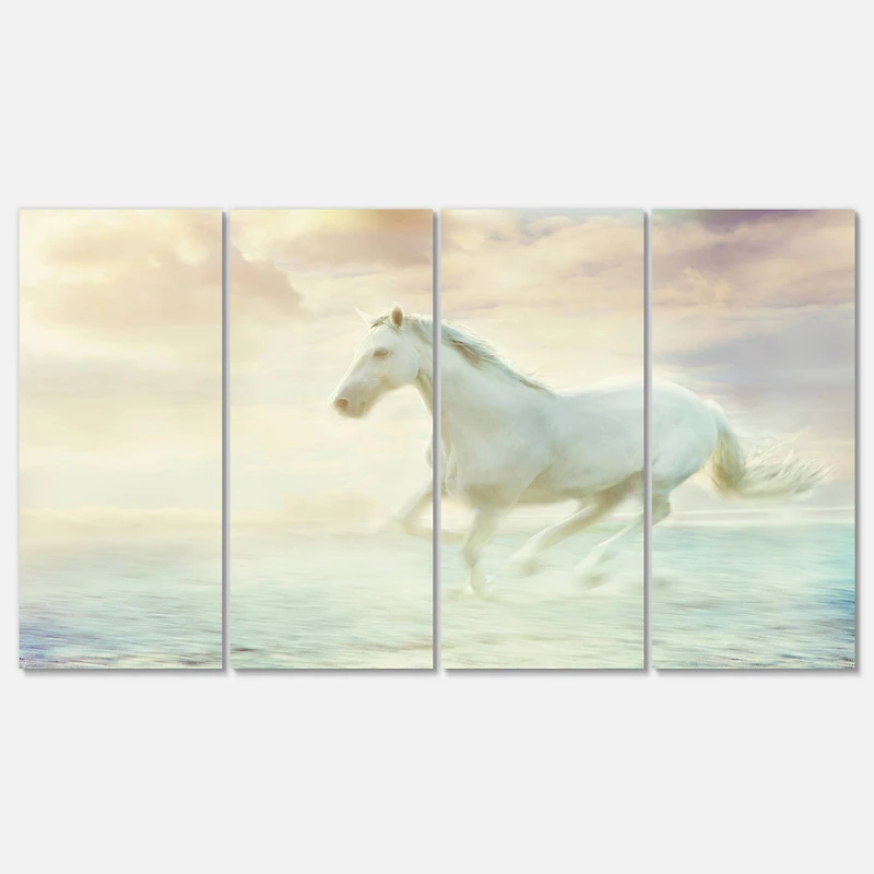 Designart - Fantasy White Horse
