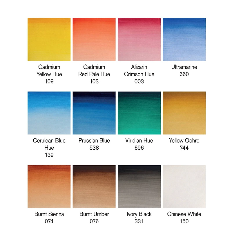 Winsor & Newton® Cotman® Water Colour 12 Tube Set - 8ml