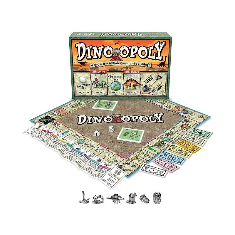 Dino-Opoly Board Game