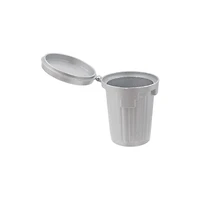 Mini Silver Trash Can by Make Market®