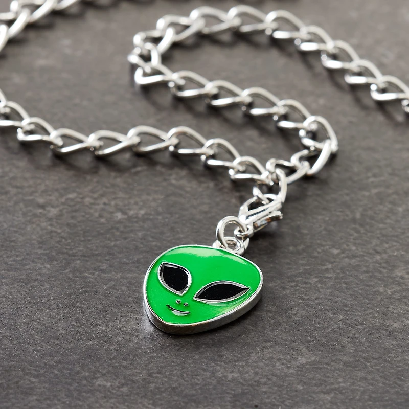 Glow-in-the-Dark Alien Charm by Bead Landing™