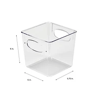Simplify Small Square Horizontal Clear Organizer