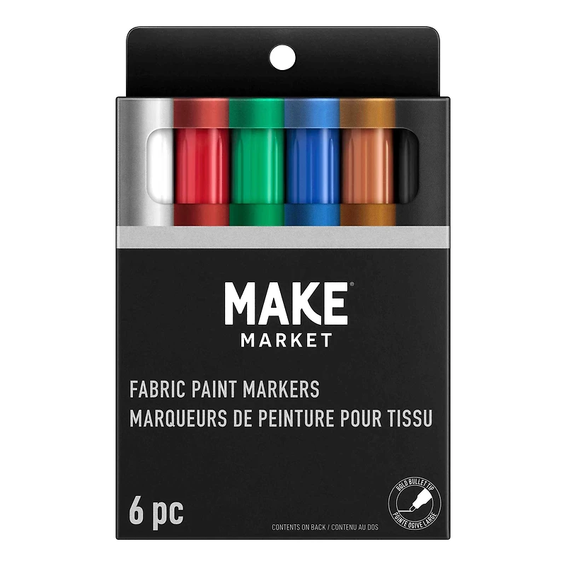 Primary Fabric Paint Marker Set by Make Market®