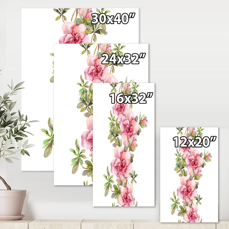 Designart - Bouquet of Pink and Purple Flowers II