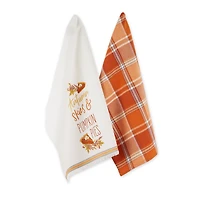 DII® Autumn Skies Pumpkin Pies Dishtowel Set