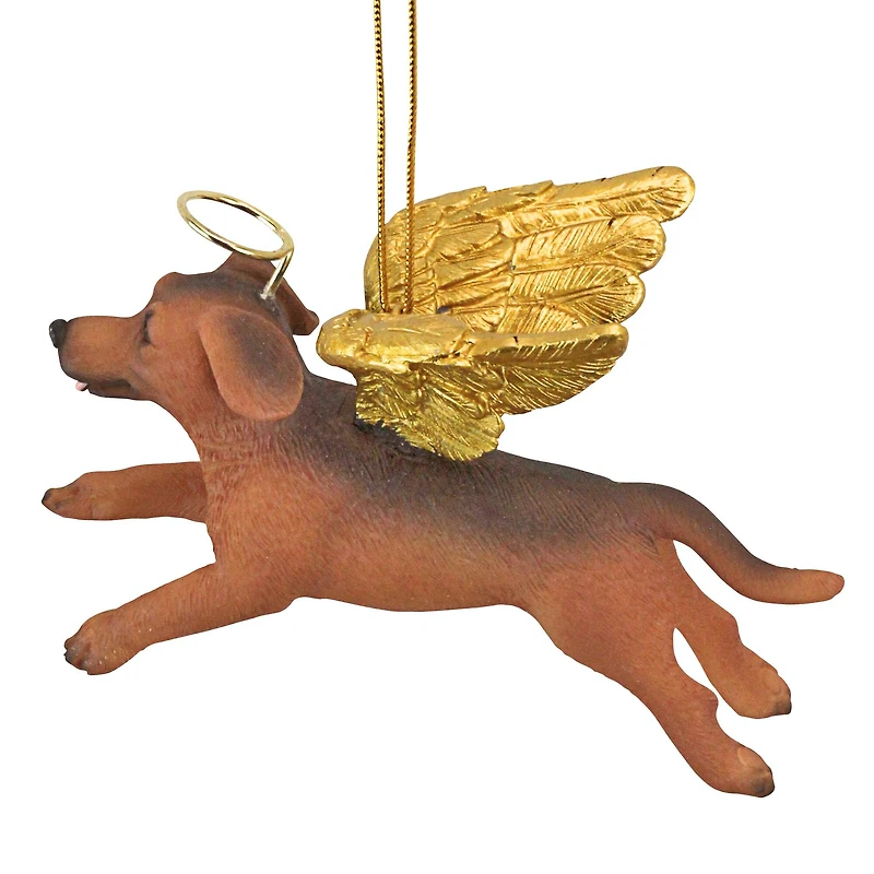 Design Toscano Honor the Pooch Dachshund Angel Ornament
