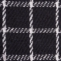 DII® Black Checked Plaid Throw