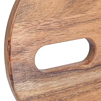 Hello Honey® 25" Natural Acacia Wood Serving Board with Handle