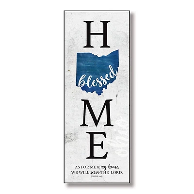 Blessed Ohio Home Wall Plaque