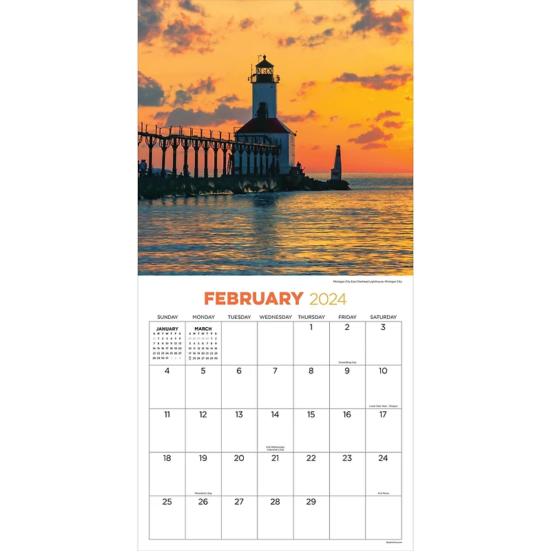 TF Publishing Indiana Wall Calendar