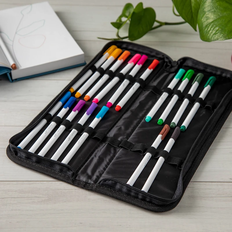 8 Pack: Black Empty Markers Case by Artist's Loft™