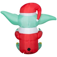 Airblown® 5ft. Christmas Inflatable Grogu™ in Santa Suit