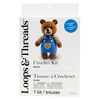 Intermediate Bear Amigurumi Crochet Kit by Loops & Threads®