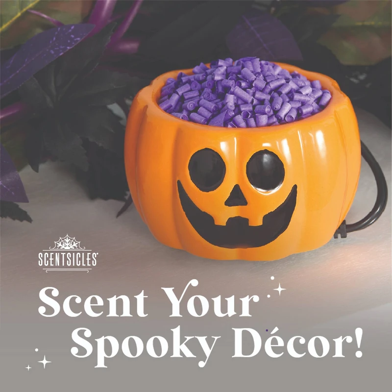 Scentiscles Pumpkin Warmer, Scentfetti Witch's Berry Brew & Pumpkin 'n Cider, 3 pack 