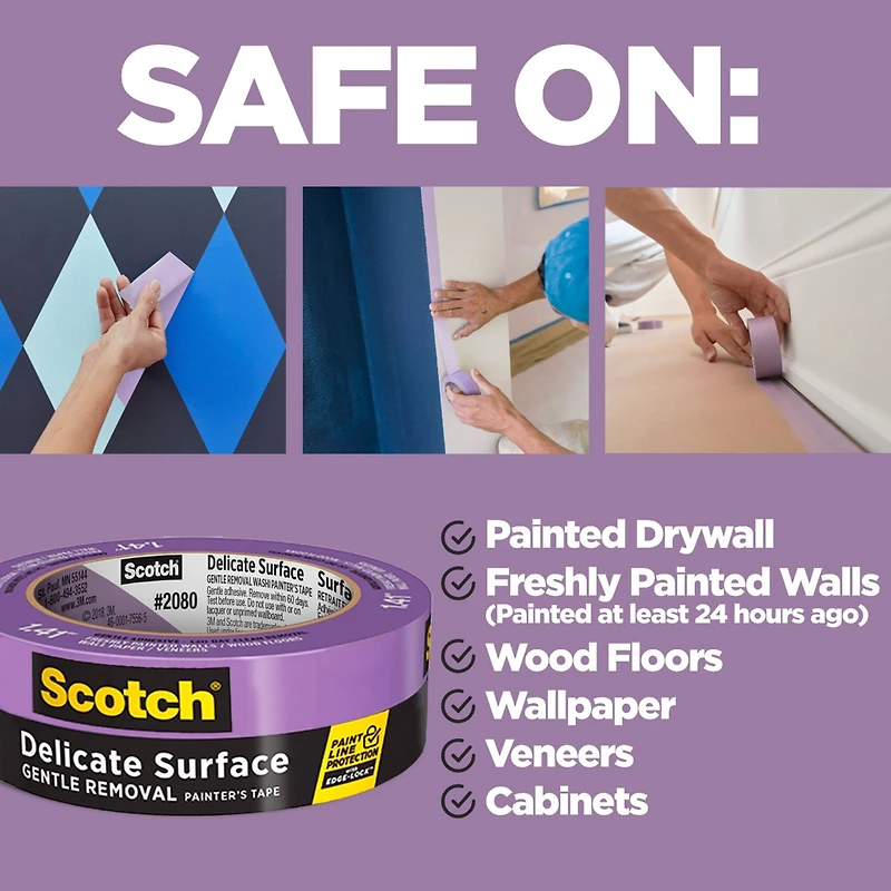 Scotch® 0.94" x 60yd. Delicate Surface Painter's Tape