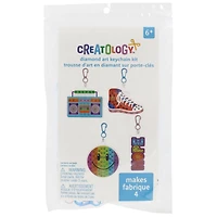 Retro Backpack Keychain Diamond Art Kit by Creatology™