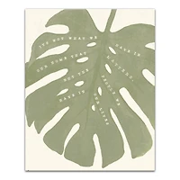 Designs Direct Big Green Monstera Canvas Wall Art