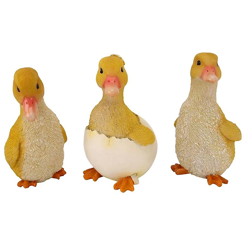 Design Toscano Piece Duckling Brood Garden Statue Set