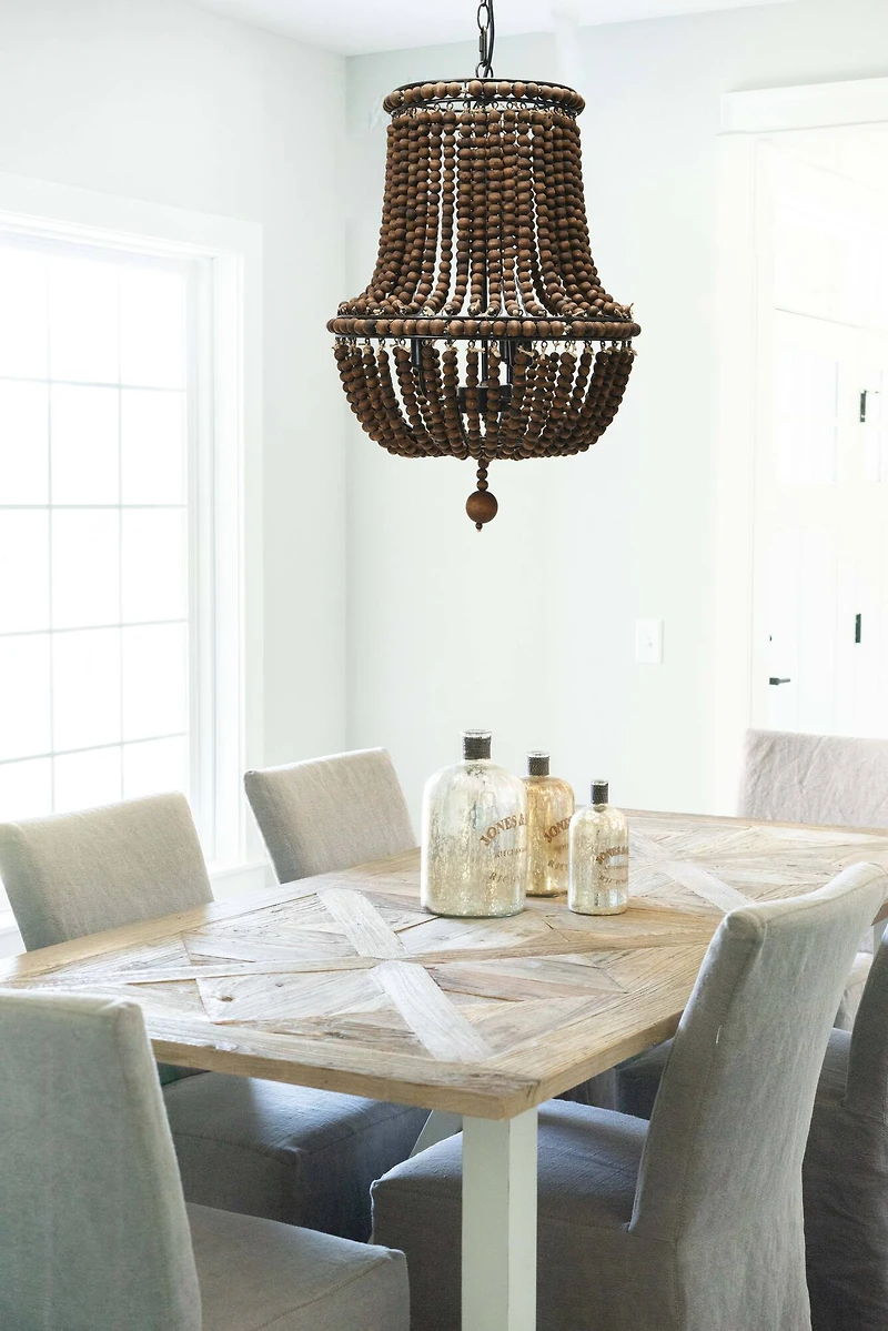 Hello Honey® Draped Wood Bead Chandelier