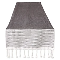 DII® 72" Black Bordered Dobby Table Runner