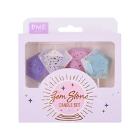 PME Party® Gem Stones Birthday Candle Set