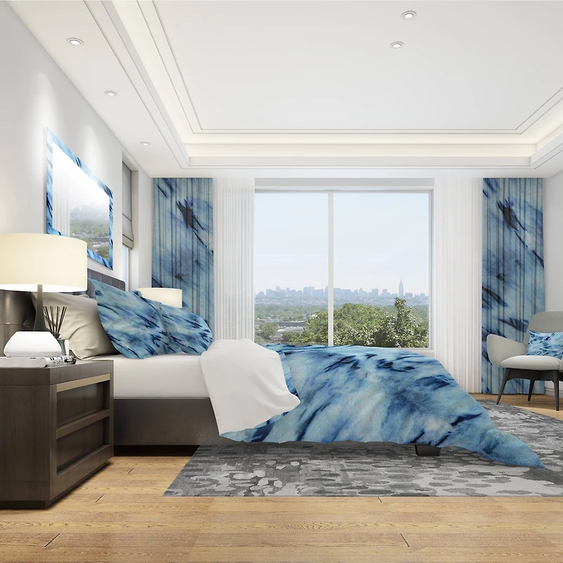 Designart 'Tie Dye' Modern & Contemporary Bedding Set