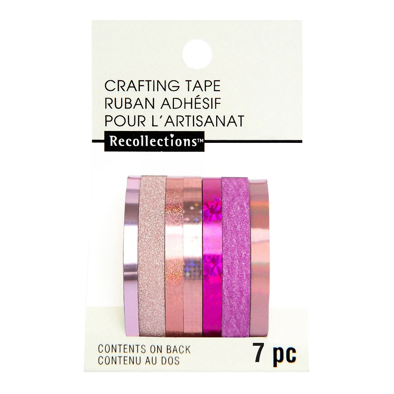 Pink Foil & Glitter Crafting Tape Set by Recollections™