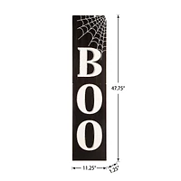 Glitzhome® Black & White Wooden BOO Porch Sign