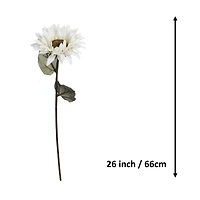 26" White Sunflower Stem by Ashland®