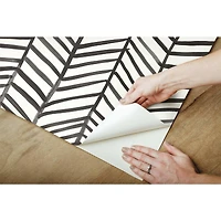 RoomMates Cat Coquillette Herringbone Peel & Stick Wallpaper