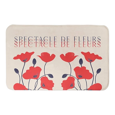 Spectacle De Fleurs 34" x 21" Bath Mat