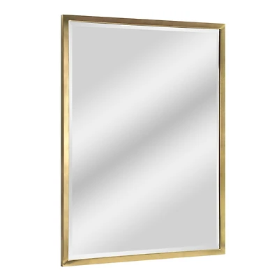 Head West Classic Gold Metal Framed Wall Mirror - 40" x 30"