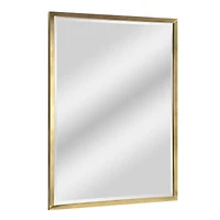 Head West Classic Gold Metal Framed Wall Mirror - 40" x 30"