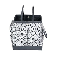 Everything Mary Geometric Gray & White Craft Caddy
