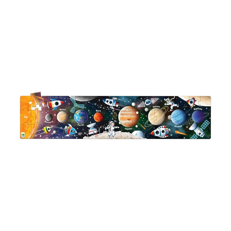 Long & Tall Puzzle - Solar System: 50+ Pcs