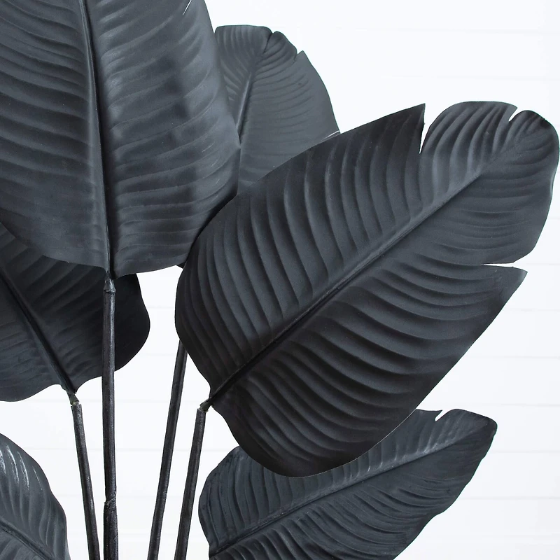 4ft. Artificial Halloween Black Travelers Palm Tree