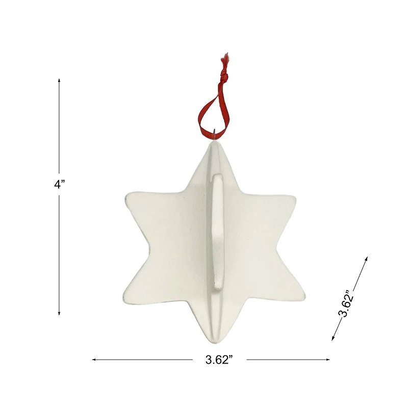 4" DIY Ceramic Star Ornament by Make Market®