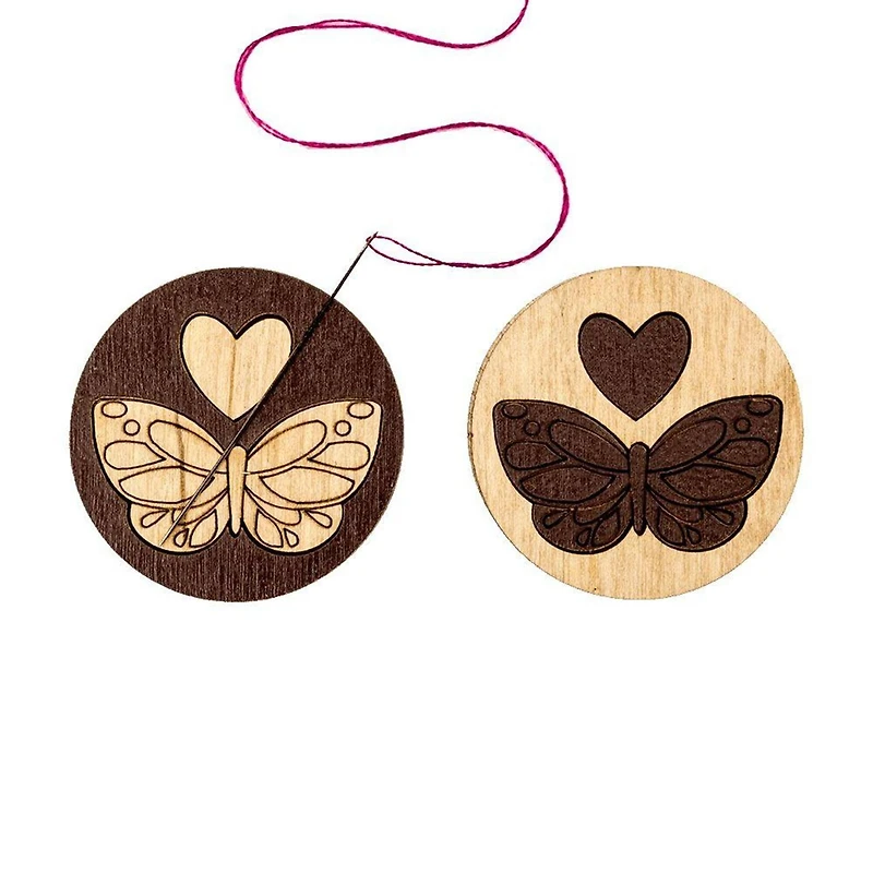 Wonderland Crafts Butterfly Double-Sided Magnetic Needle Holder