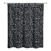 Chalk Easter Bunny Shower Curtain 71" x 74" Shower Curtain
