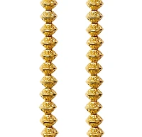 12 Pack: Gold Spot Rondelle Beads, 6mm by Bead Landing™