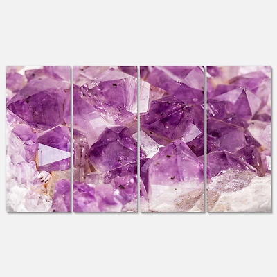 Designart - Purple Amethyst Macro