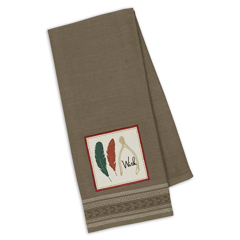 DII® Falling In Fall Embroidered Dishtowel Set