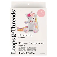 6 Pack: Intermediate Unicorn Amigurumi Crochet Kit by Loops & Threads®