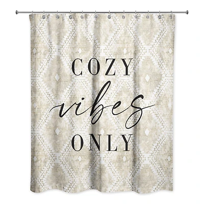 Cozy Vibes Only Shower Curtain