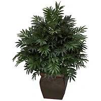 3.5ft. Triple Bamboo Palm with Rustic Planter