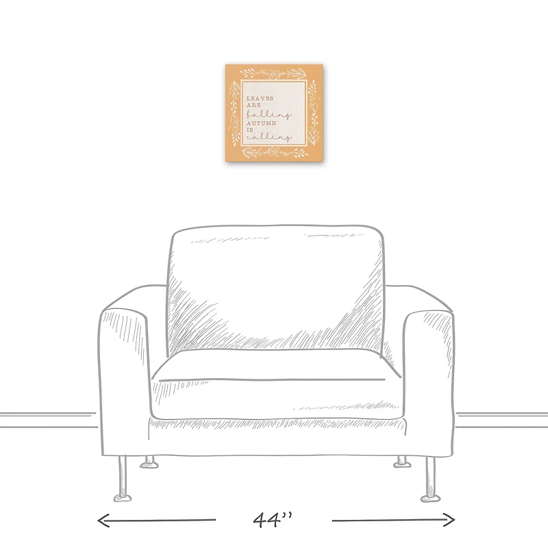 Leaves Are Falling Canvas Wall Art